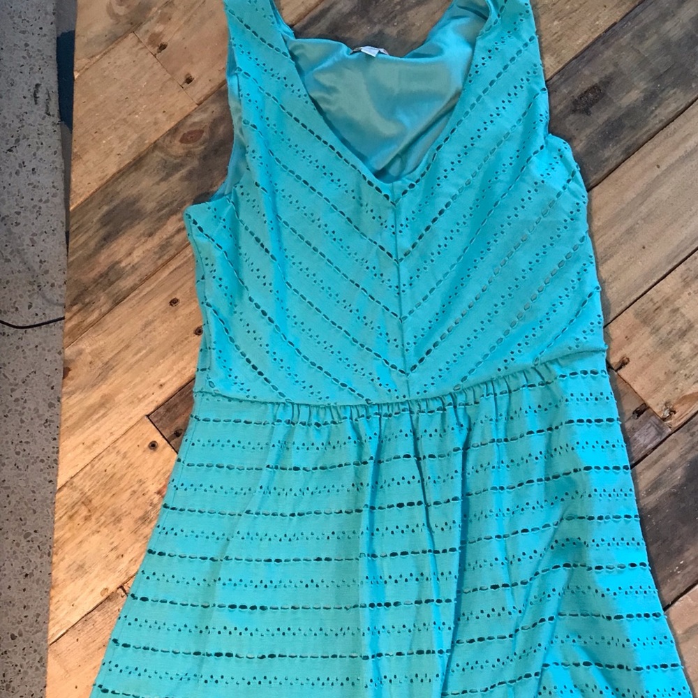 Blue dress